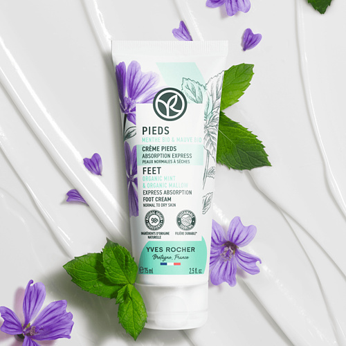 Krém na nohy s rýchlou absorpciou