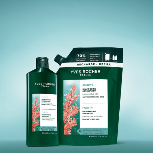 Detoxikačný šampón - náhradná náplň 600ml